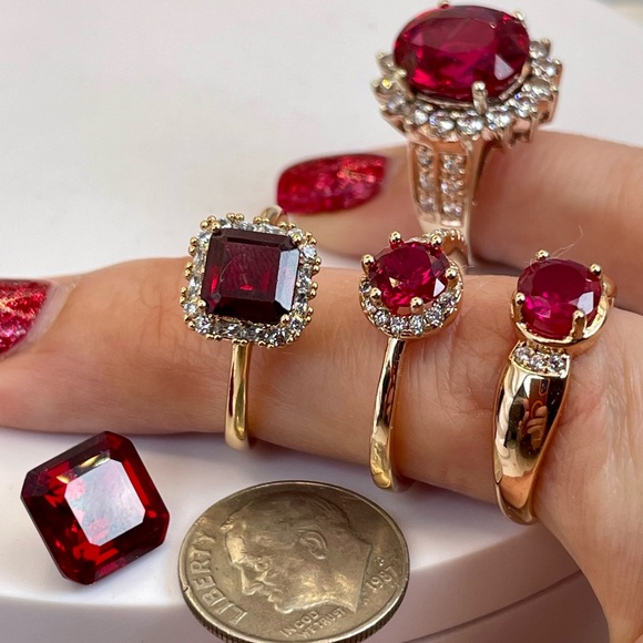 PRIVATE LISTING Ruby Rings - Picture 11 of 17